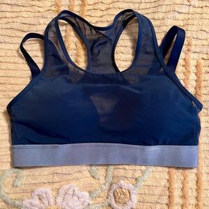 Adore Me Navy and light blue Sports Bra